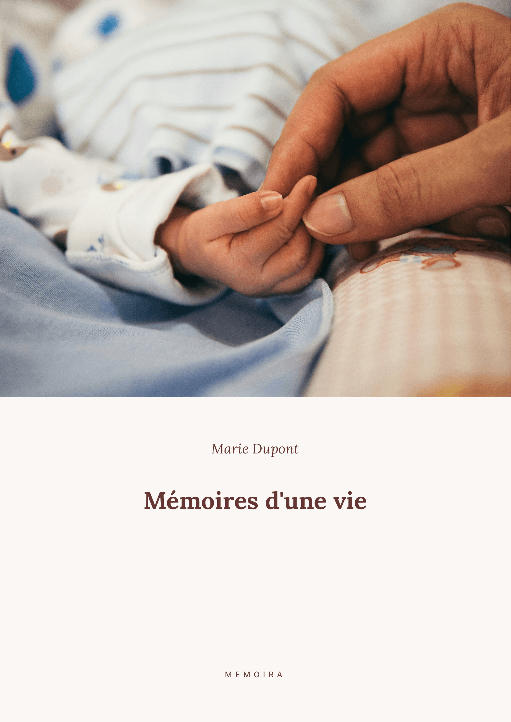 Une biographie Memoira imprimée